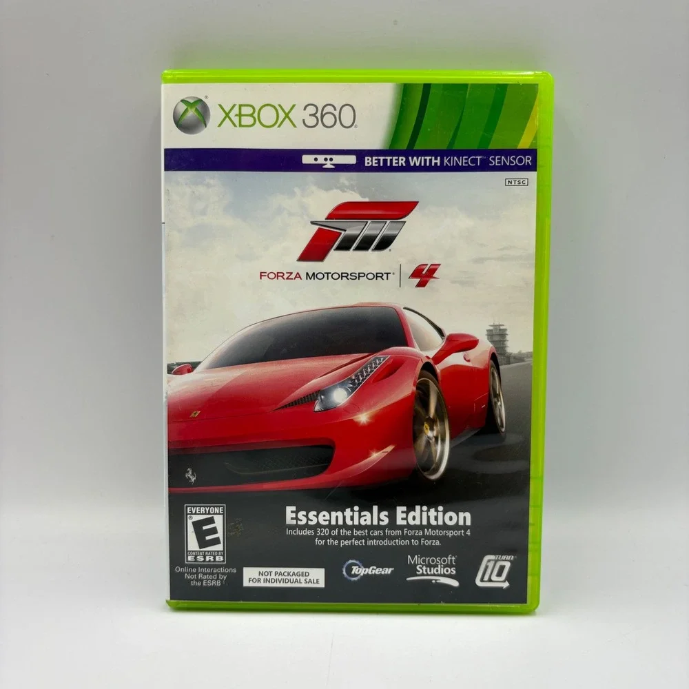 Microsoft Forza Motorsport‎ 4 Essentials Edition Xbox 360 NTSC Good Racing Game